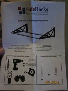 lot 186 image: safe rack tire racck...