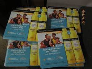 lot 218 image: 6 packages of 2 neutrigena beach defense 60  sunscreen