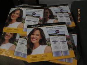 lot 222 image: 6 packages of 2 neutrogena ultra sheer 55 sunscreen