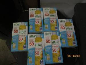 lot 232 image: 6 packages of alba 50 sunscreen