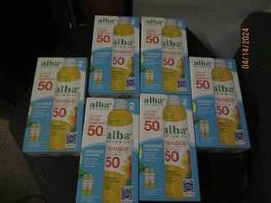 lot 233 image: 6 packages of alba 50 sunscreen...