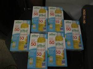 lot 234 image: 6 packages of alba 50 sunscreen...