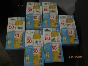 lot 235 image: 6 packages of alba 50 sunscreen...