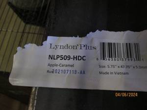 lot 3 image: 2 packages of lyndon plus nlp509-hdc apple carmel flooring 5.75x47.75 x 5.0mm