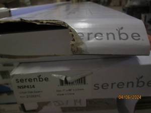 lot 15 image: 2 packages of serenbe urban oak-swann flooring 7 inch x 48 inch x 2.5 mm open box