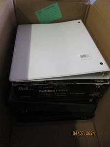 lot 21 image: box of office misc...