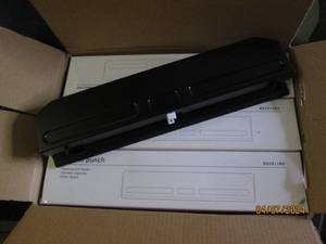 lot 41 image: case of 12 3 hole punches...