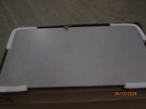 lot 127 image: 24x48 inch table with folding legs...
