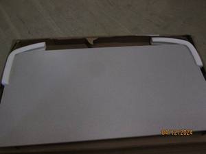 lot 130 image: 24x48 inch table with folding legs...