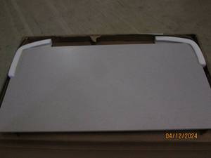 lot 132 image: 24x48 inch table with folding legs...
