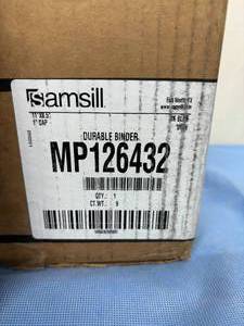 lot 89 image: Lot of 12 NEW Samsill MP126432 11 x 8.5 Durable Binder - Blue
