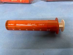 lot 127 image: Lot of NEW NeoMed NeoConnect 60 mL ENFit O-Ring Syringe