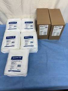 lot 50 image: MSRP $500  2 Boxes (4 each per box) NEW&nbspBird & Cronin Wrap Cold Therapy B-Cool Shoulder Blue Universal #0814-3391 & Lot of 5 Packages (24 each per package) NEW BSN Medical Specialist 100% Cotton Undercast Padding