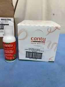 lot 158 image: Lot of 24 NEW Cantu 07669-24 3 fl. oz. Shea Butter Sulfate-Free Hydrating Cream Conditioner for Natural Curls, Coils, and Waves