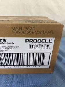 lot 4 image: MSRP $500  1 Case (40 cards, 5 cells each card) NEW Duracell CR2032 5-Pack Procell 3V Coin Cell Lithium Batteries - Expiration 329