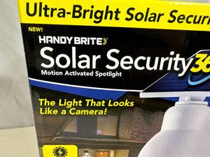 New Solar Security 360 Motion Activated Spotlight - Looks like Camera