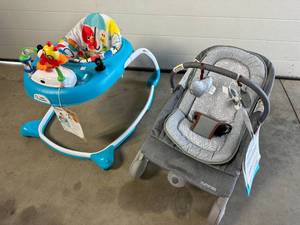 New Display Baby Einstein Walker and Summer Bouncer Rocker