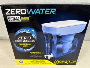 New Zerowater 5 Stage Filtration Water Dispenser with Meter