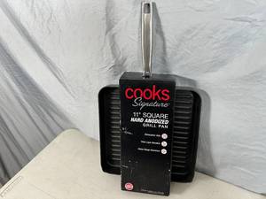 New 11inch Square Anodized Grilling Pan - $50 price tag