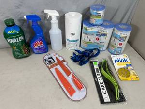 New Pool Filters, Cleaning Chemicals, Cooking Knife, and More