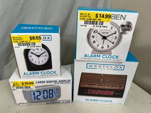 4 New Clocks  Alarm Clocks