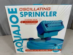 New AquaJoe Oscillating Lawn Sprinkler