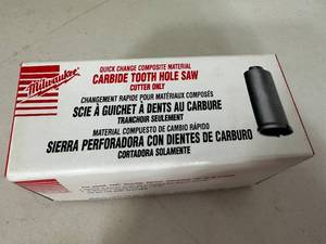 New Milwaukee Carbide Tooth Hole Saw 1-14