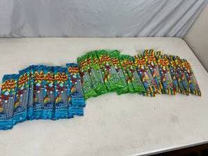 36 New Packs of Sour Super Straws Candy
