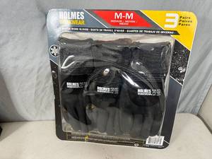 3 New Pair of Holmes Workwear Gloves