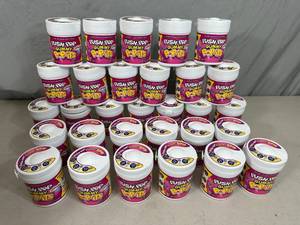 33 New Containers of Push Pop Gummy Pop-its Candy