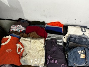 lot 94 image: Assortment of womens shirts and pants sizes range large extra-large 2X
