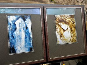 lot 105 image: 2 Framed Angel Paintings by ReneaL