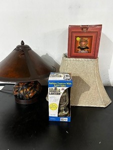 lot 137 image: New DragonFly Lamp, Wax Warmer, and LED Lantern