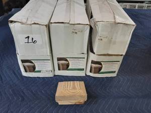 lot 16 image: 3 Boxes of New 4x4 Traditional  Post Caps