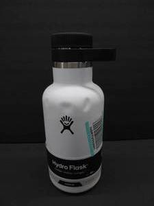 lot 802 image: Hydro Flask 64 oz Growler White HAS DENTS, NEW 
