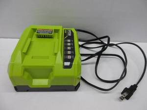 lot 809 image: RYOBI OP406A 40-Volt Lithium-Ion Rapid Charger ONLY CHARGER, LIKE NEW, TESTED, WORKS
