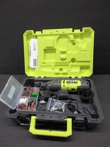 lot 824 image: RYOBI 12V Cordless Rotary Tool Kit TESTED, WORKS, NEW