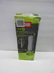 lot 817 image: Ryobi P727 One 18 Volt 950 Lumen 270 Degree Rotating LED Work Light with Integrated Mounting Hooks (Battery Not Included, Light Only) OPEN BOX, NEW, TESTED, WORKS
