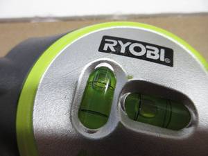 lot 821 image: Ryobi ELL1002 Air Grip Compact Laser Level with Tripod Mounting and Corner Rounding Capability (AAA Batteries NOT Included) ELECTRONICS TESTED, LIKE NEW, WORKS
