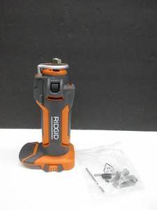 lot 844 image: RIDGID 18V Drywall Cut-Out TOOL ONLY, TESTED, WORKS, NEW