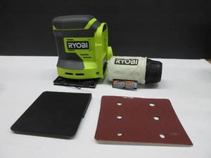 lot 838 image: RYOBI ONE 18-Volt Cordless 14 Sheet Sander (Tool Only) TESTED, WORKS, SLIGHTLY USED