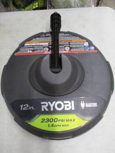 lot 367 image: RYOBI 12 in. 2,300 PSI Electric Pressure Washers Surface Cleaner - NEW