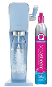 lot 363 image: SodaStream Art Sparkling Water Maker (Misty Blue) with CO2 and DWS Bottle - New Never Used.