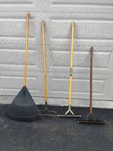 lot 6 image: Aerator Rakes  Yard Rakes