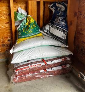 lot 10 image: Mulch  BBQ Pellets  Garden Compost