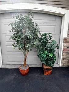 lot 28 image: Two Artificial Trees