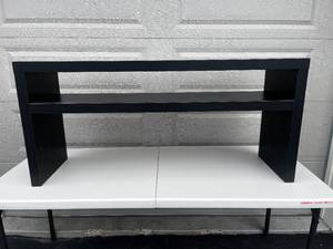 lot 46 image: Black Entertainment TV Stand