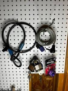 lot 51 image: 3 Pad Locks with Keys  Cable Locks  Master Lock