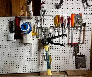 lot 52 image: Various Tools  Screwdrivers  Putty Knives  String  Tube Repair Kit  Tap Wrench Set