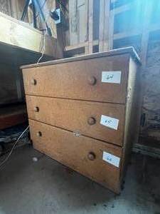 lot 69 image: 3 Drawer Cabinet - Contents Not Included